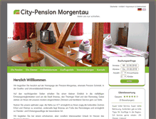 Tablet Screenshot of pension-morgentau.de